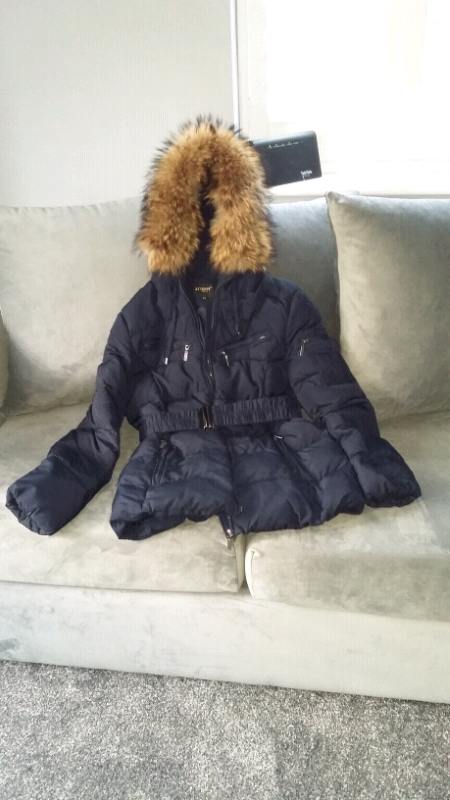 attentif paris fur hood coat